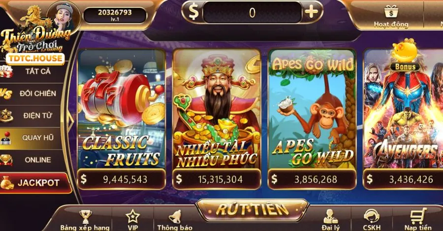 Hình ảnh game Bắn Cá Thần Tài với chủ đề may mắn và các vật phẩm đặc biệt
